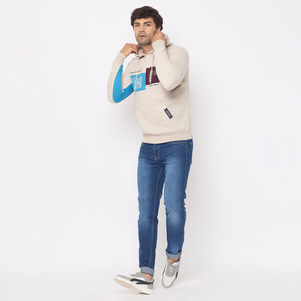 Duke Urban Men Color Block Sweatshirt (LF6277)