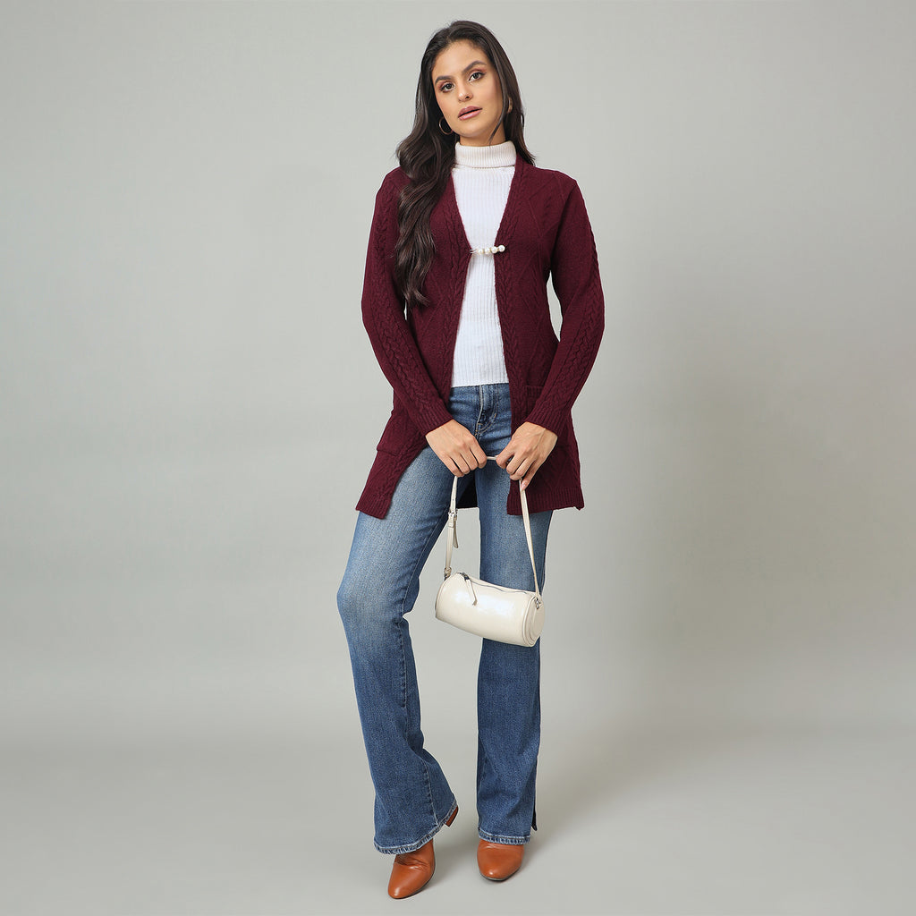 Duke Urban Women Full Sleeve Regular Shrug (SDS1403)