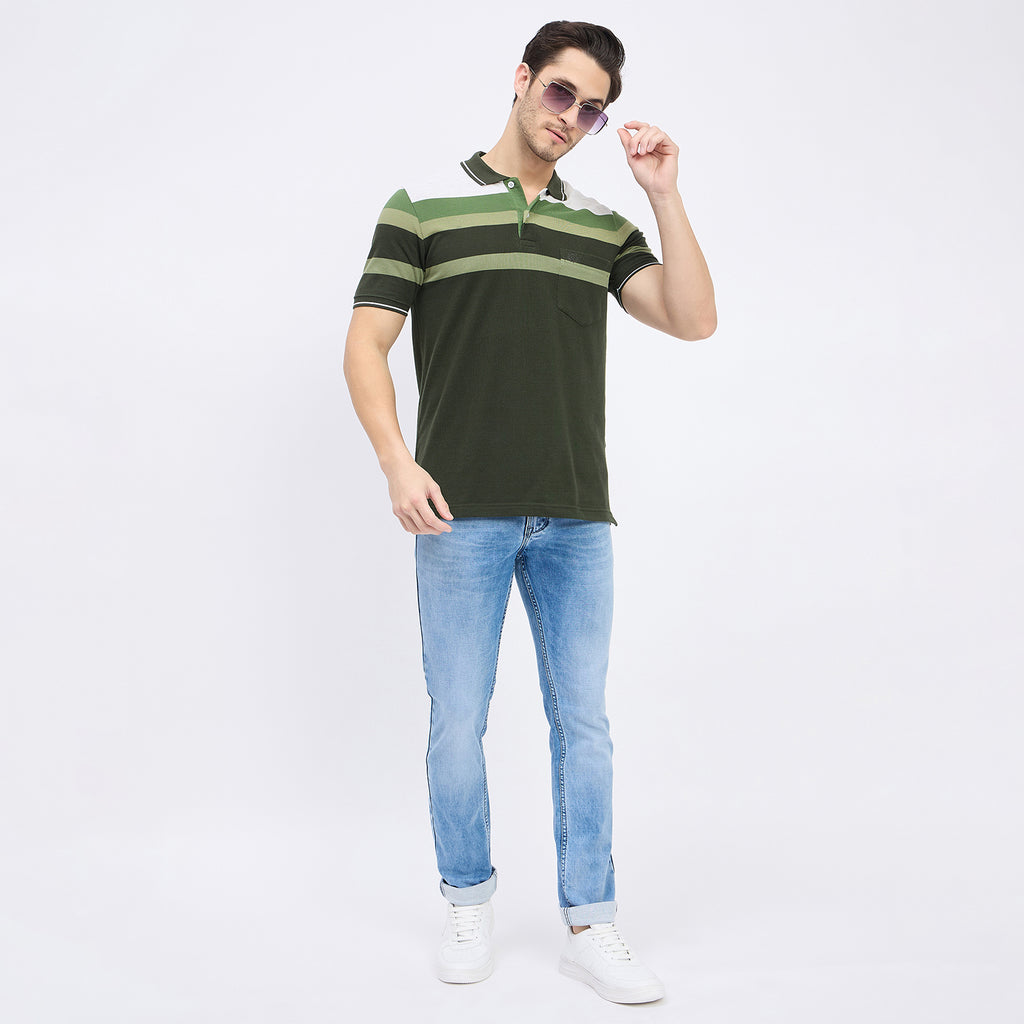 Duke Stardust Men Half Sleeve Cotton T-shirt (LF7244)