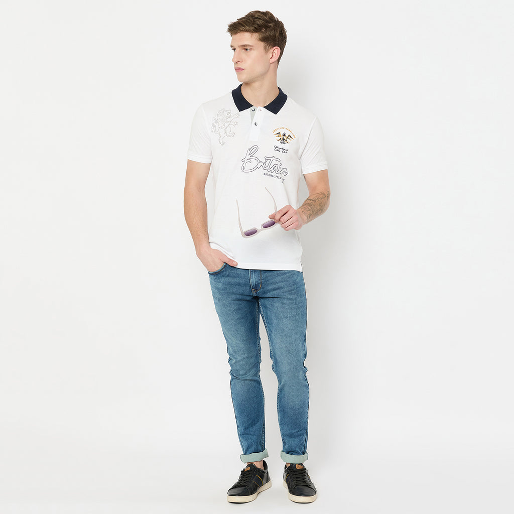 Duke Urban Men Half Sleeve Cotton Tshirt (LF5777)