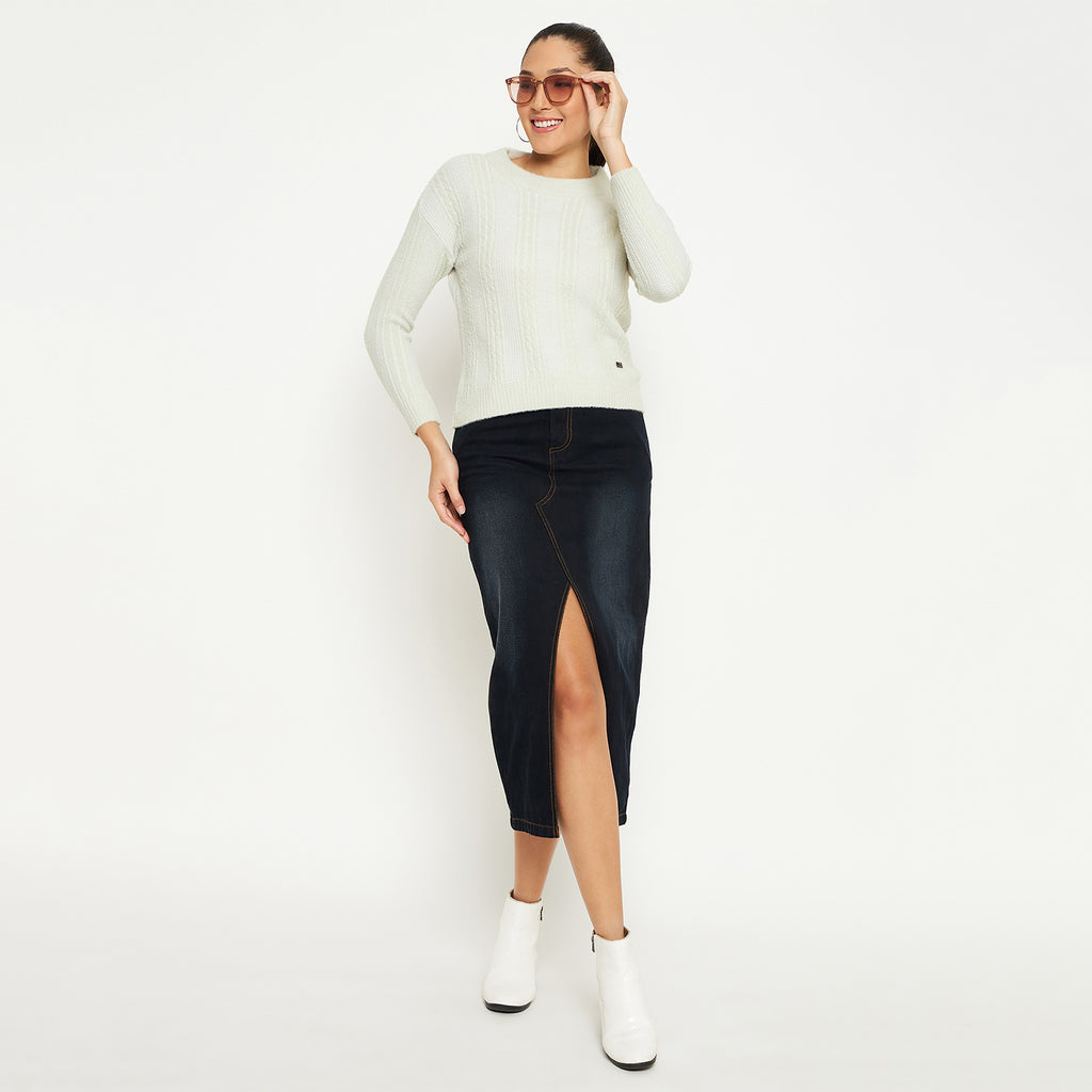 Duke Urban Women Full Sleeve Crop Pullover (SDS1233)