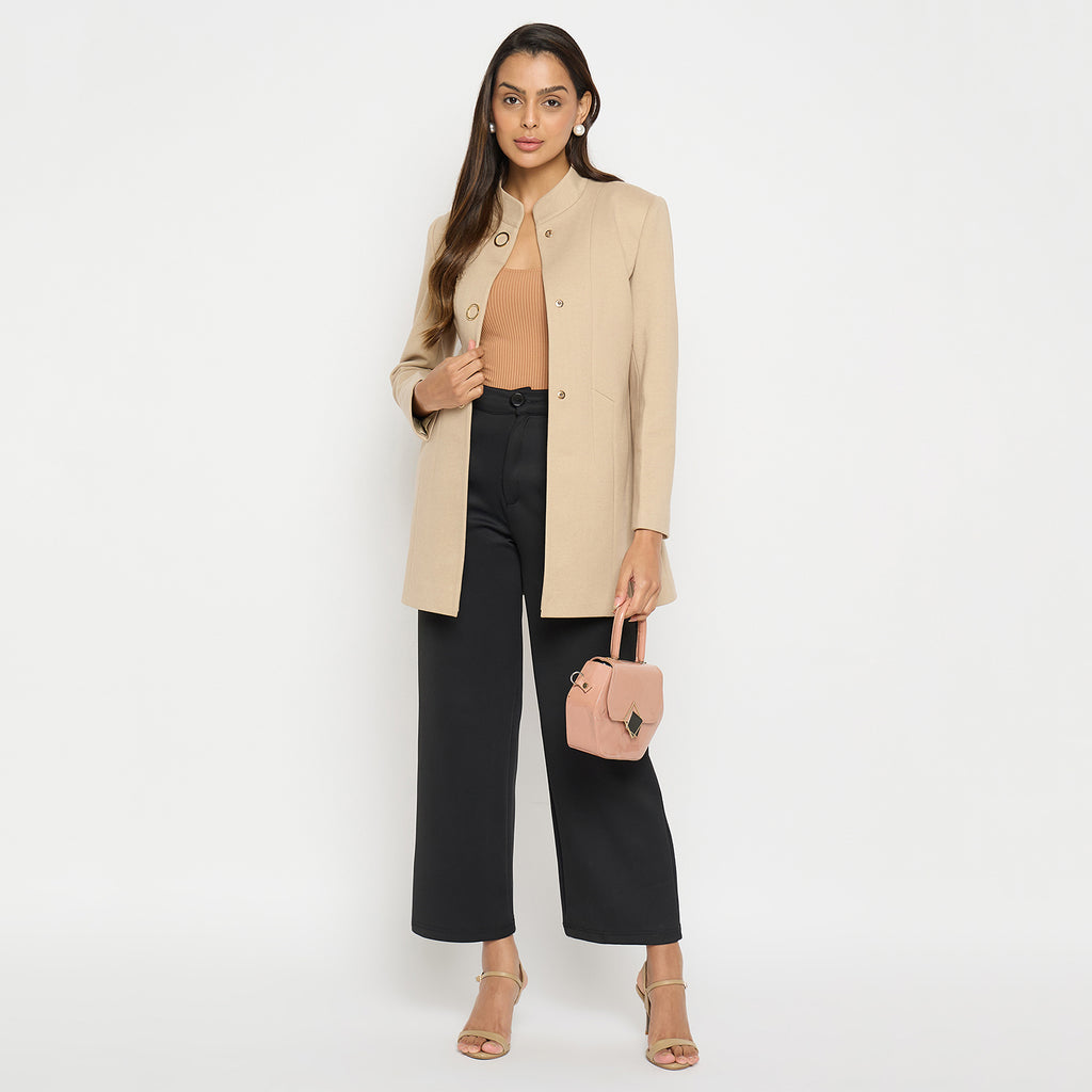 Duke Urban Women Full Sleeve Long Coat (SDZ4107)