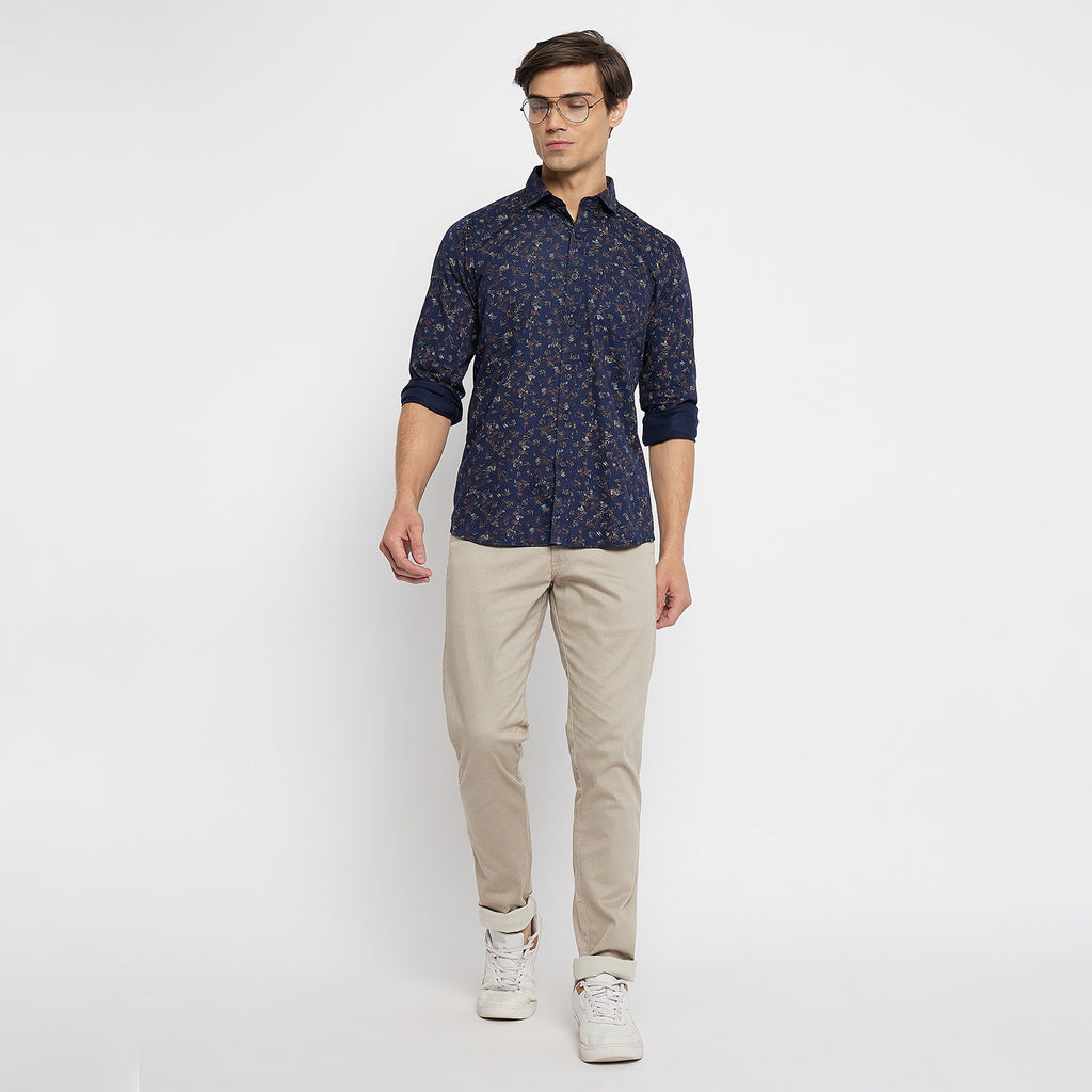 Duke Urban Men Full Sleeve Cotton Shirt (SDO8PRSN)