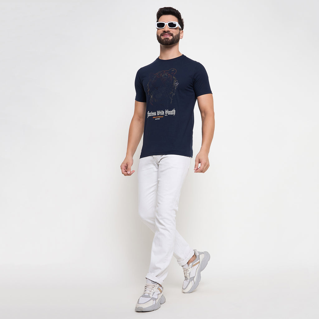 Duke Urban Men Half Sleeve Cotton Tshirt (LF7218)