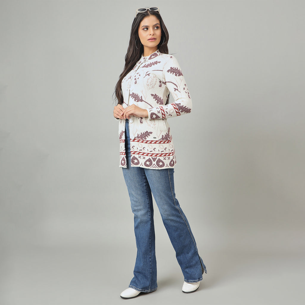 Duke Urban Women Long Coat Shortstyle Sweater (SDS1305)