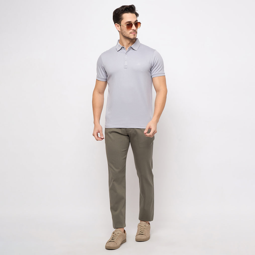 Duke Urban Men Flatfront Narrowfit Chinos Trousers (SDT4596)