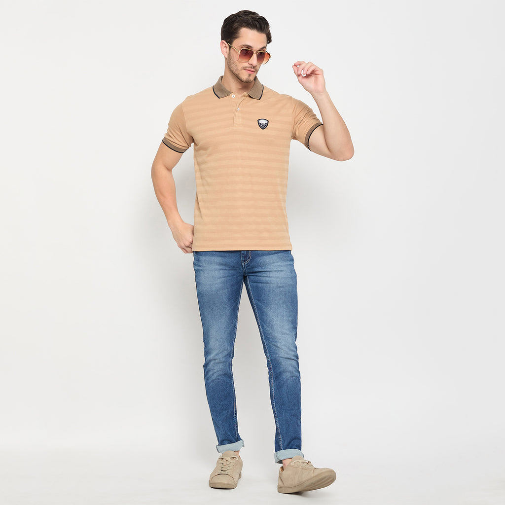 Duke Urban Stardust Men Half Sleeve Cotton T-shirt (LF7297)