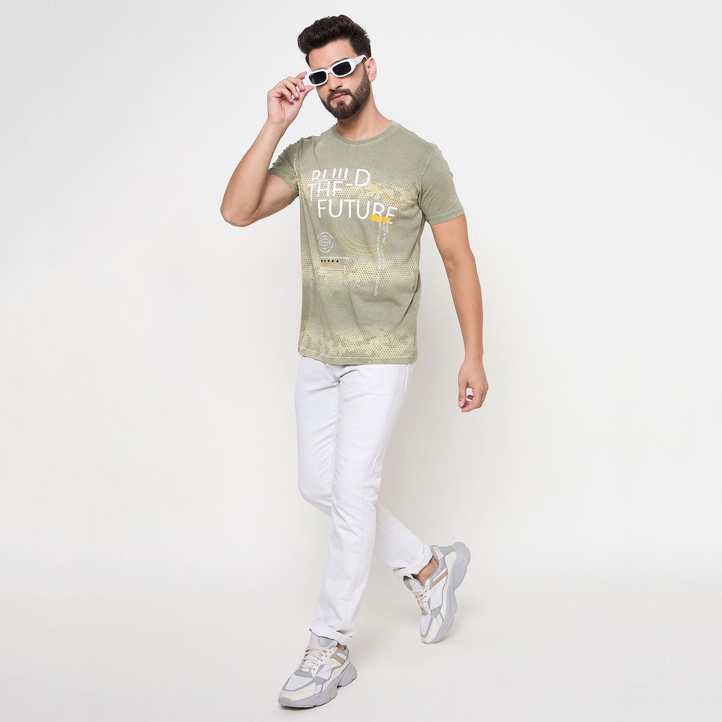 Duke Urban Men Half Sleeve Cotton Tshirt (LF7135)