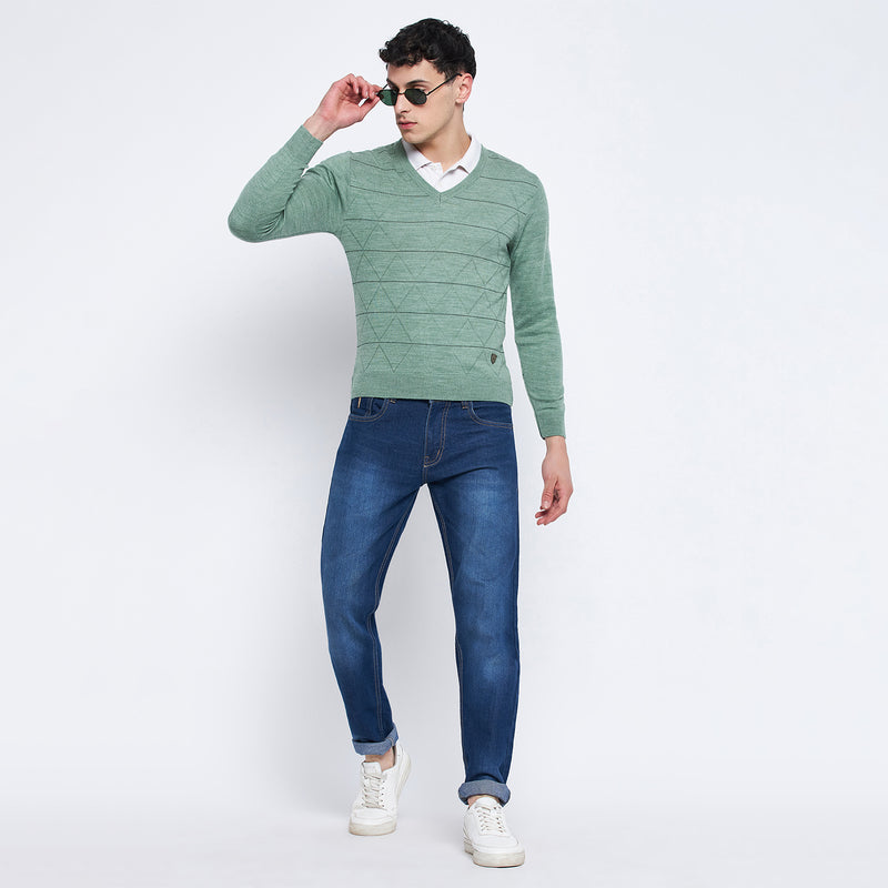 Duke Urban Men Full Sleeve V-Neck Sweater (SDS8089)