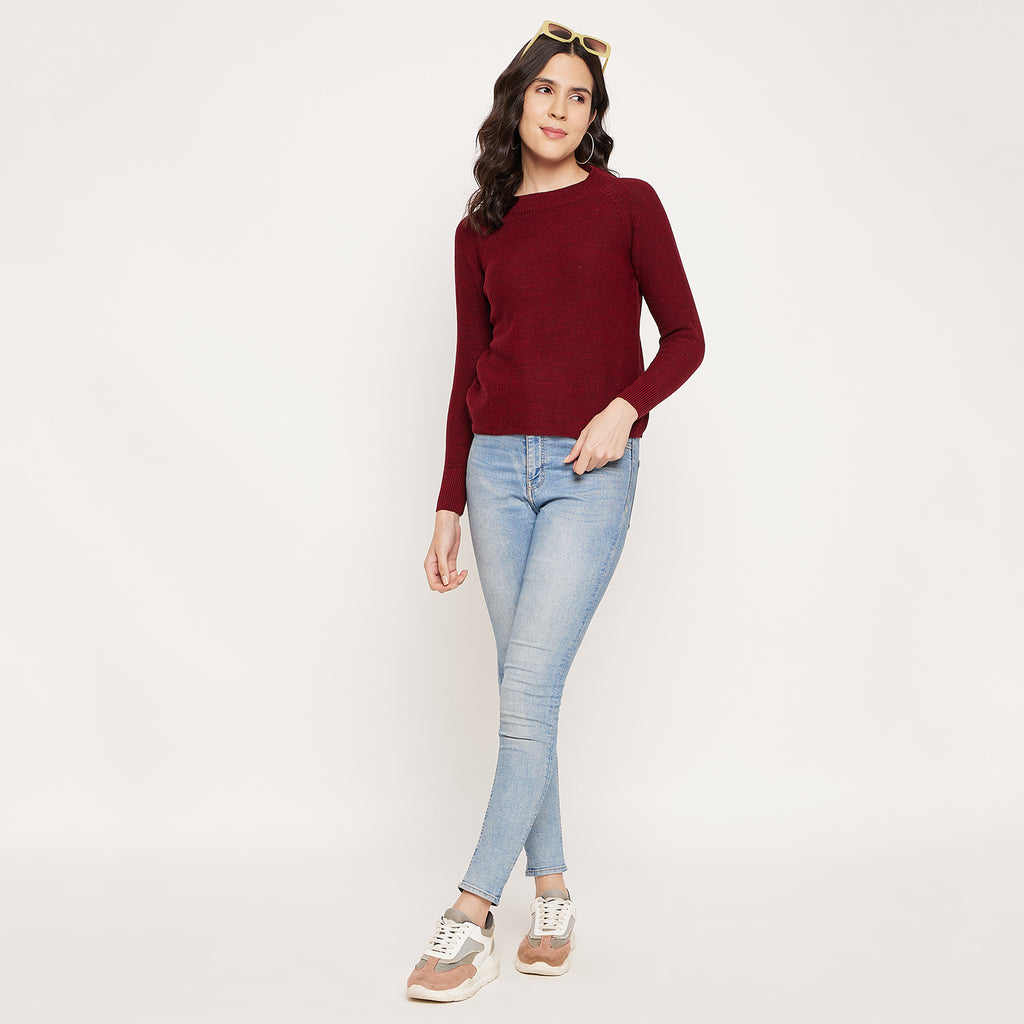 Duke Urban Women Full Sleeve Crop Pullover (SDS1235)