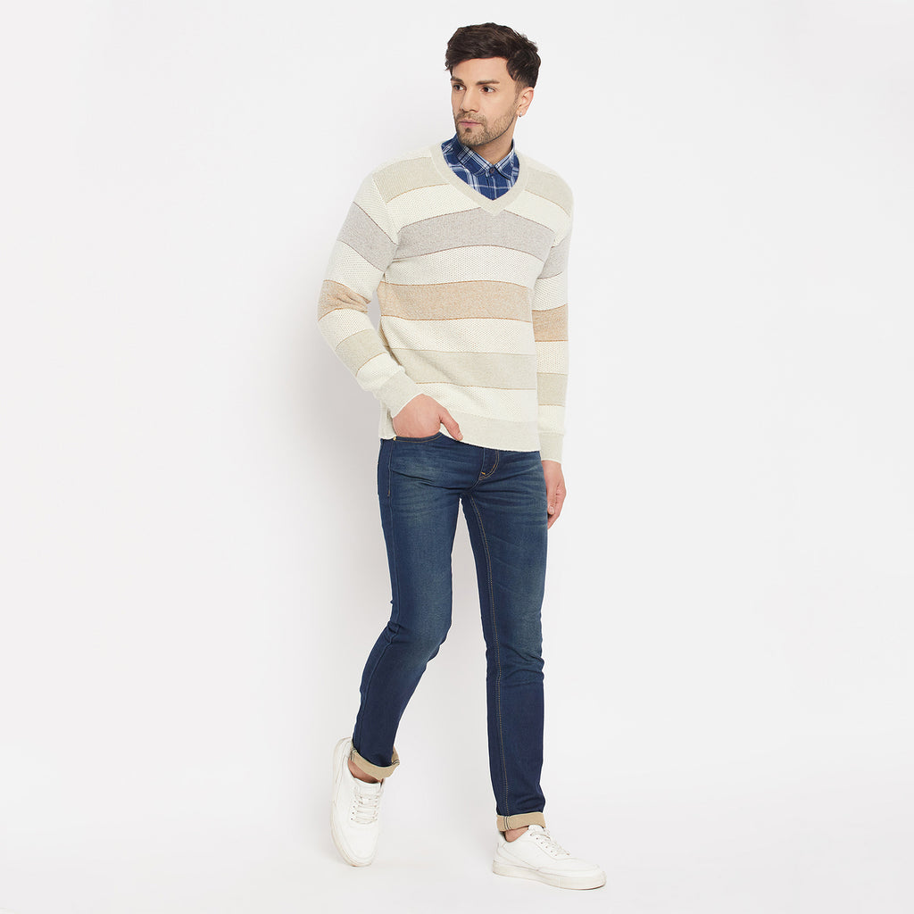 Duke Urban Men Full Sleeve V-Neck Sweater (SDS2128)