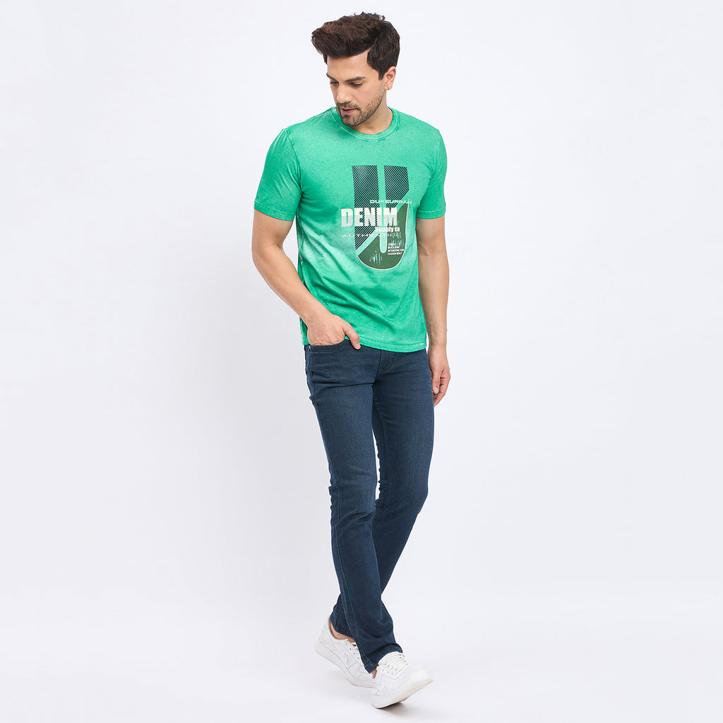 Duke Urban Men Half Sleeve Cotton T-shirt (LF7241)