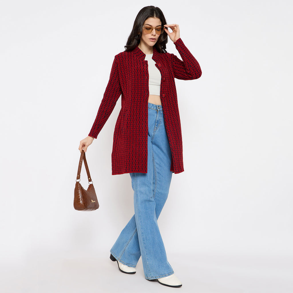 Duke Urban Women Full Sleeve Long Sweater (SDS1277)