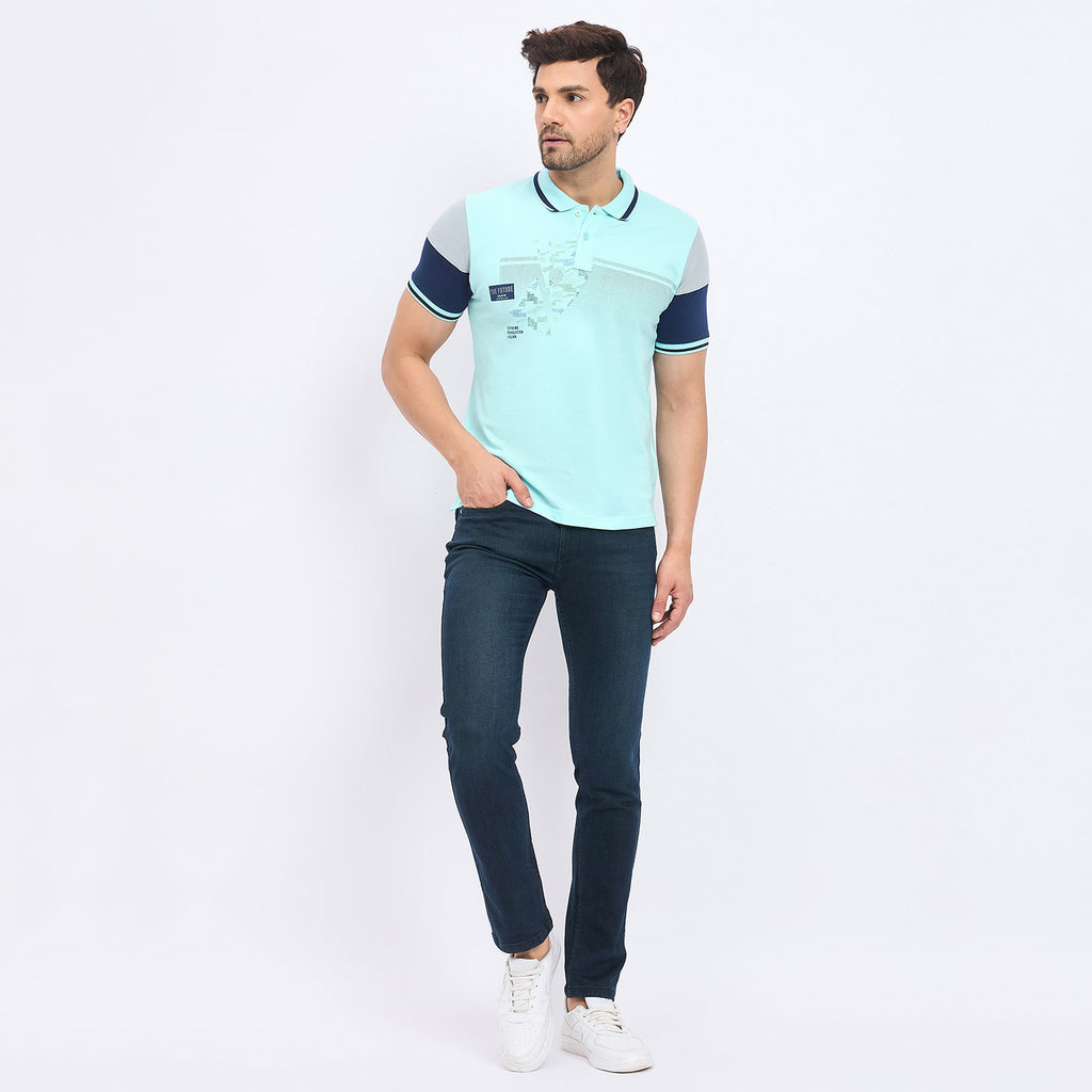 Duke Urban Men Half Sleeve Cotton T-shirt (LF7286)