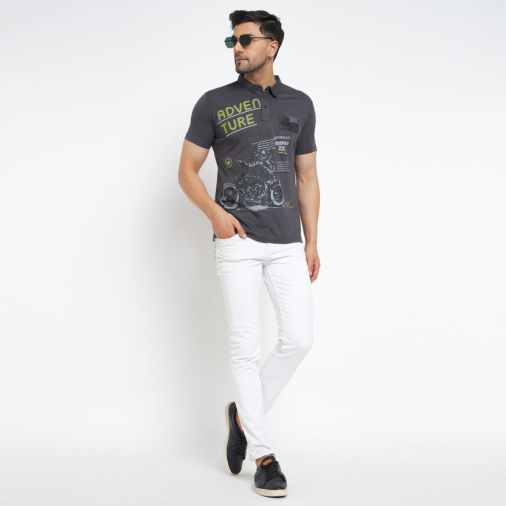 Duke Urban Men Half Sleeve Cotton T-shirt (LF7088)