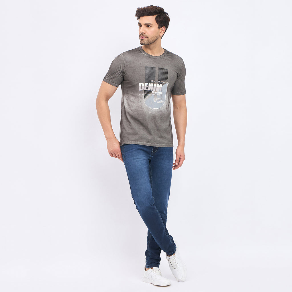 Duke Urban Men Half Sleeve Cotton T-shirt (LF7241)