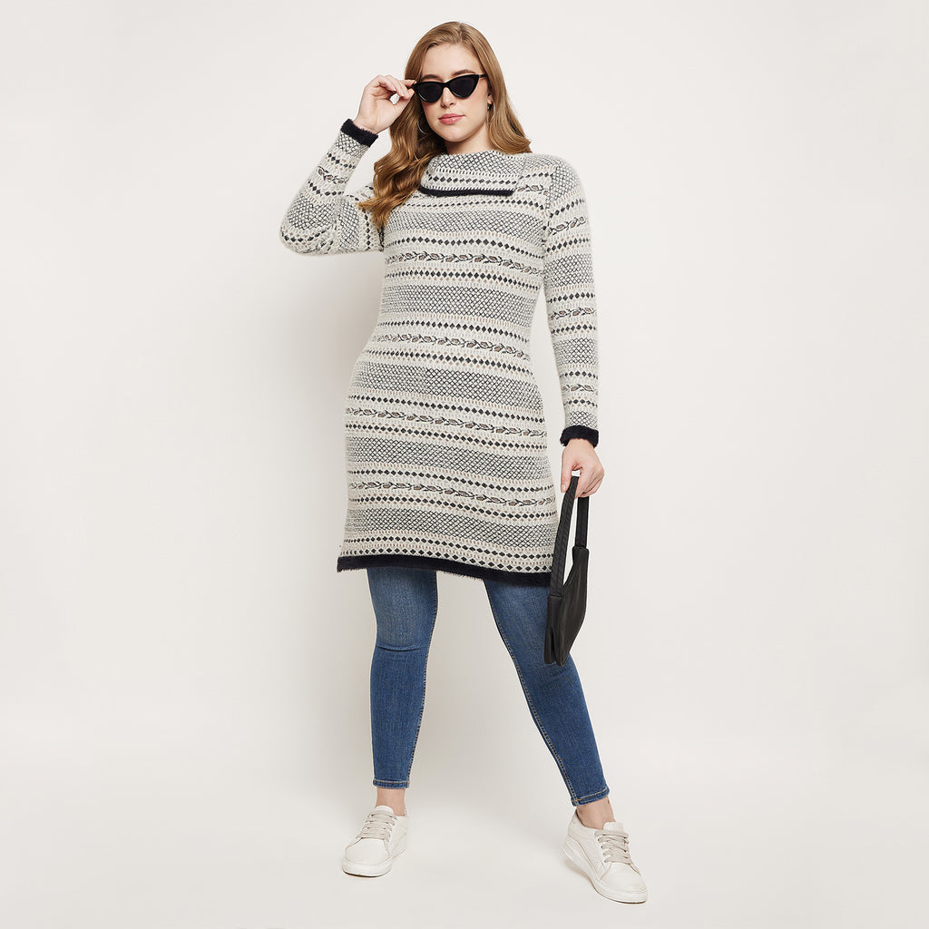Duke Urban Women Full Sleeve Long Sweater (SDS962)