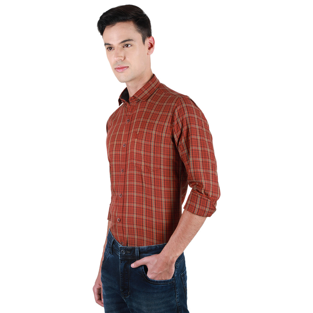 Duke Urban Men Full Sleeve Cotton Shirt (SDO8CKTY)