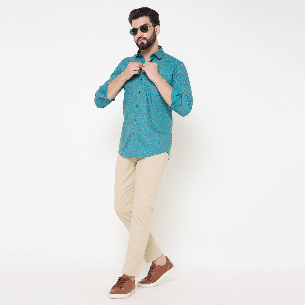 Duke Urban Men Full Sleeve Cotton Shirt (SDO5PRTG)