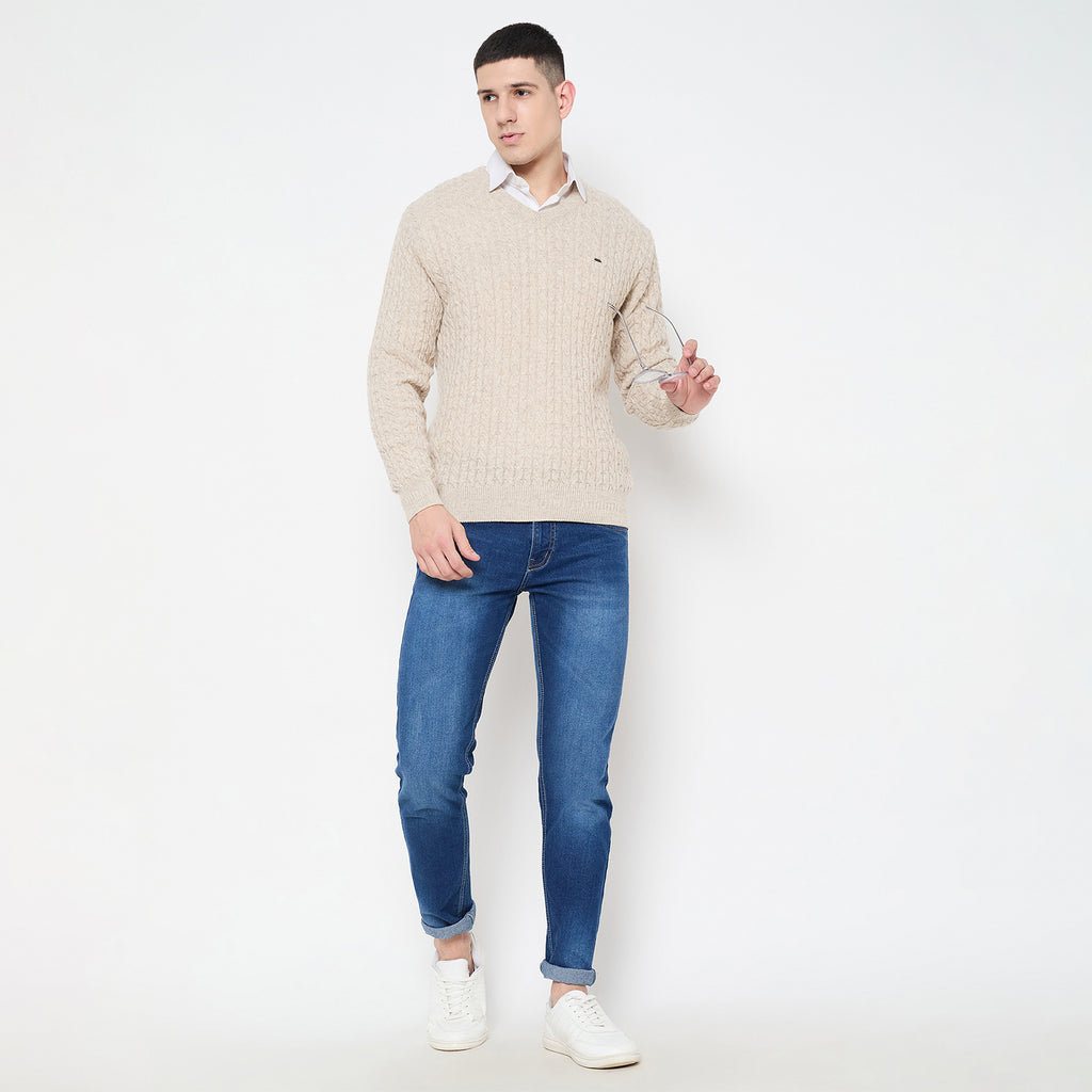 Duke Urban Men Full Sleeve V Neck Sweater (SDS2236)
