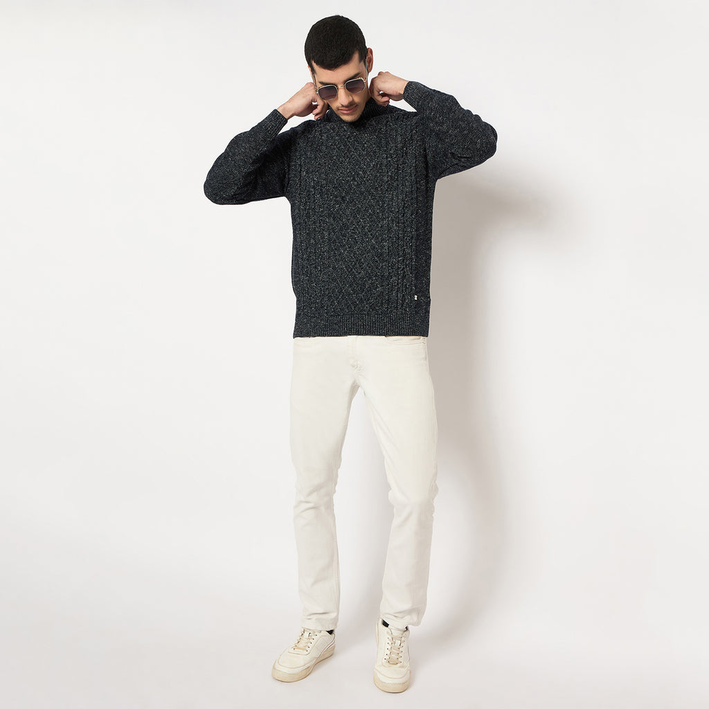 Duke Urban Men Full Sleeve High Neck Sweater (SDS2273)