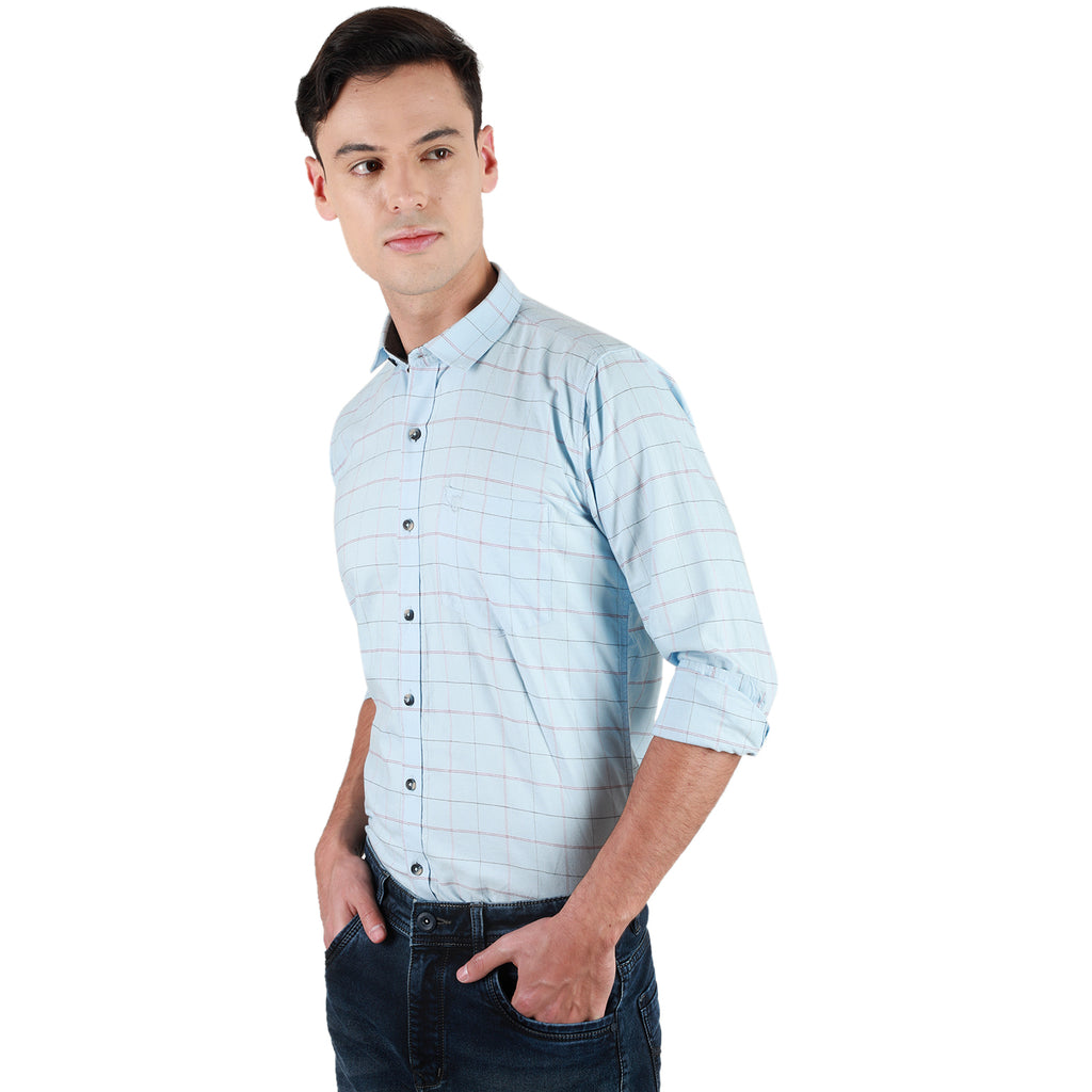 Duke Urban Men Full Sleeve Cotton Shirt (SDO8CKOD)
