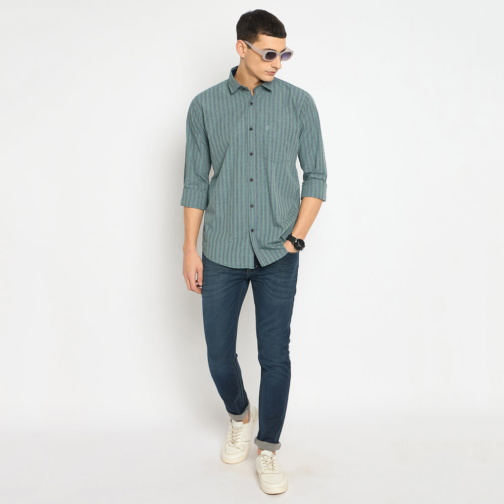 Duke Urban Men Full Sleeve Cotton Shirt (SDO5CKAR)