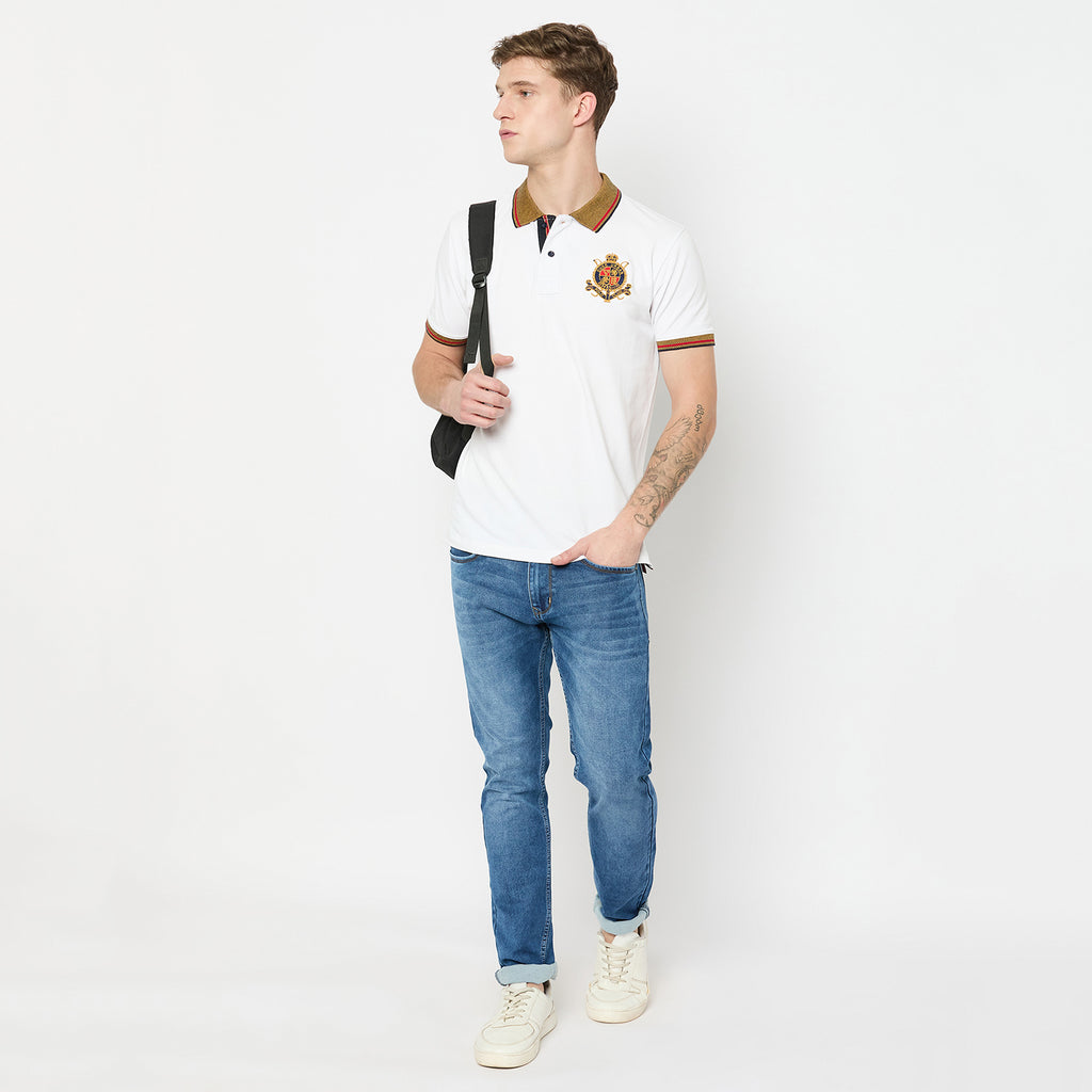 Duke Urban Men Half Sleeve Cotton Tshirt (LF7238)