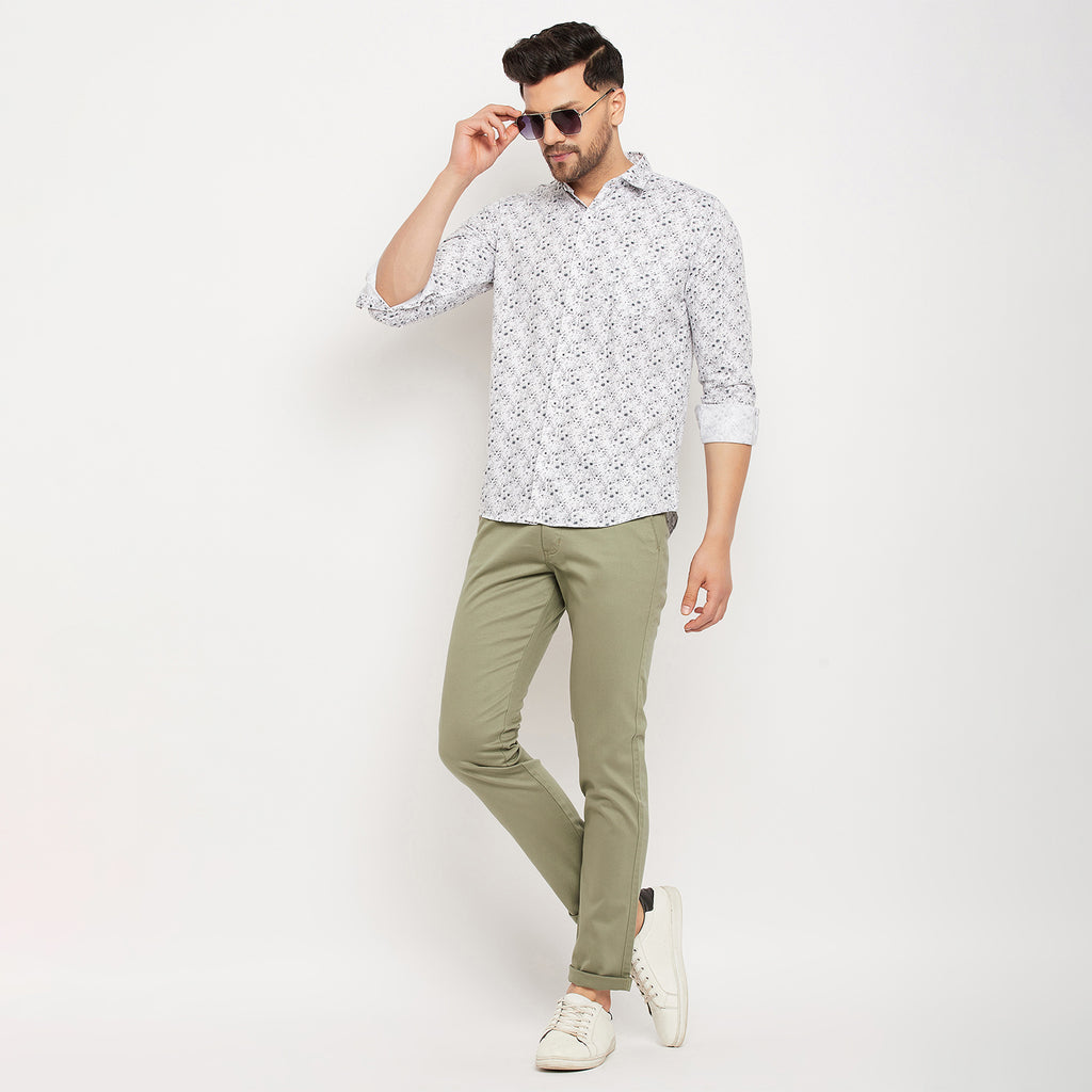 Duke Urban Men Slim Fit Cotton Trousers (SDT4581)