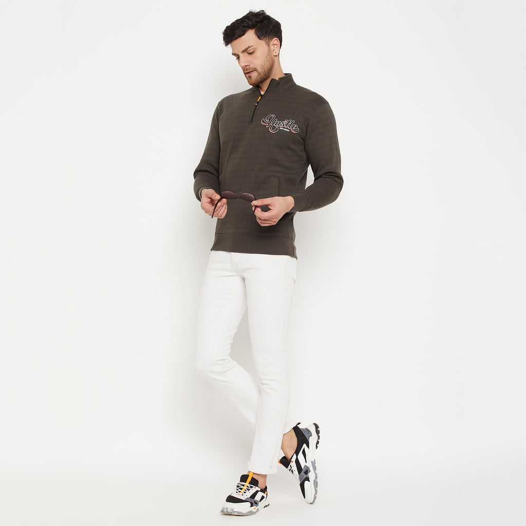 Duke Urban Men Half Zip Sweatshirt (LF6332)