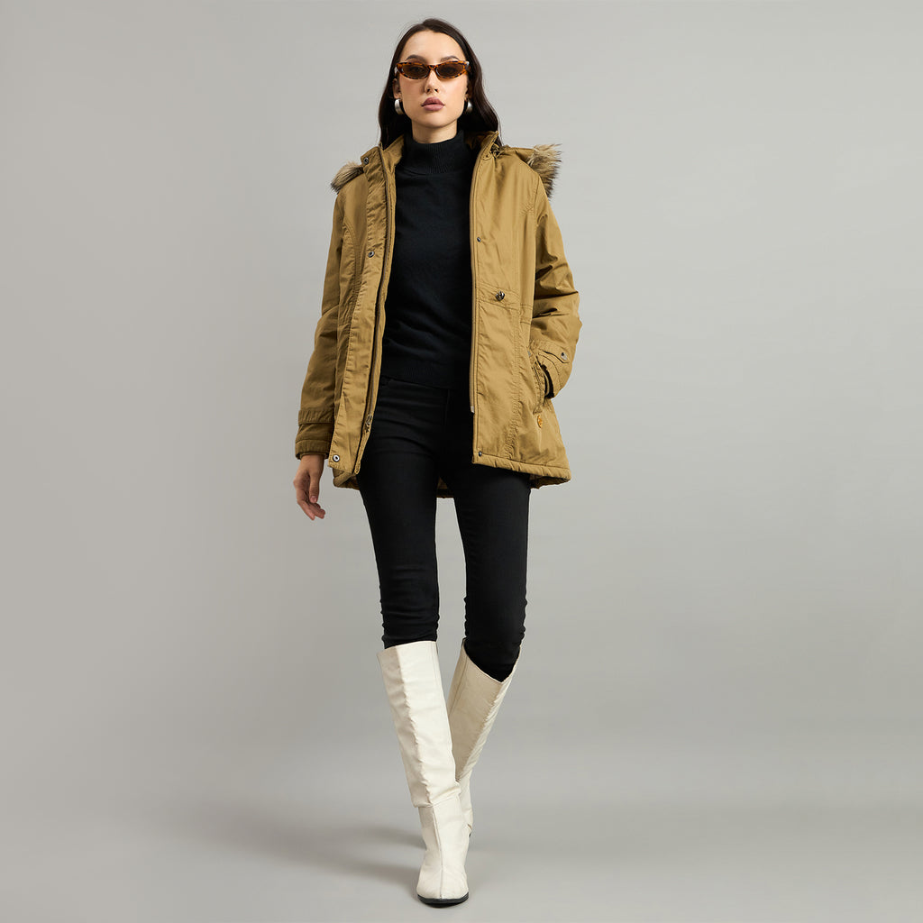 Duke Urban Women Short Style Hooded Bomber Jacket (SDZ4050R)