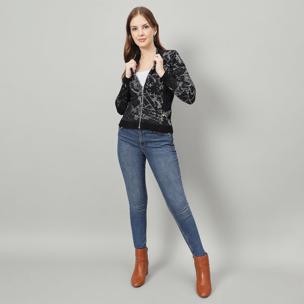 Duke Urban Women Full Zip Sweater (SDS1371)