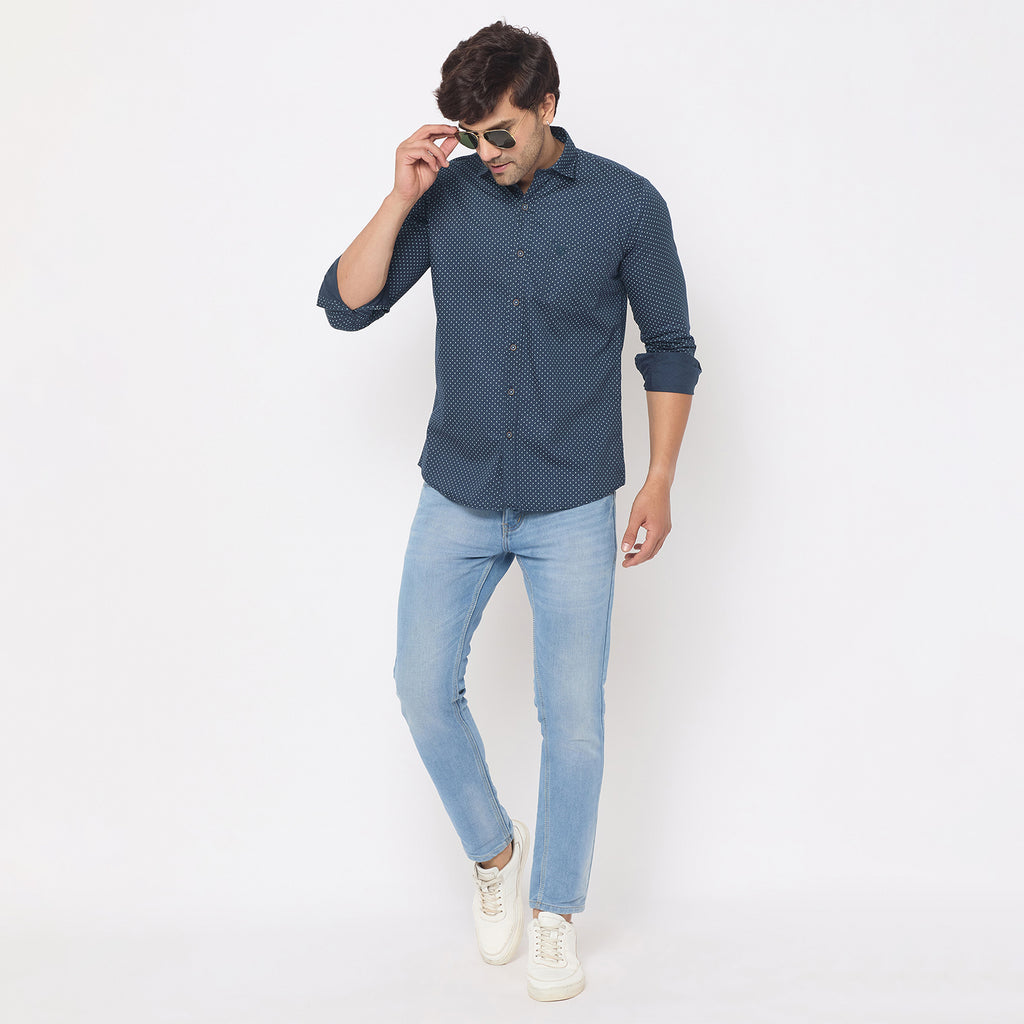 Duke Urban Men Full Sleeve Cotton Shirt (SDO8PRI)