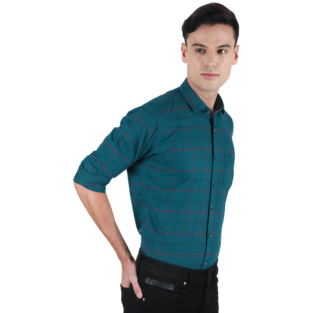 Duke Urban Men Full Sleeve Cotton Shirt (SDO8CKOC)
