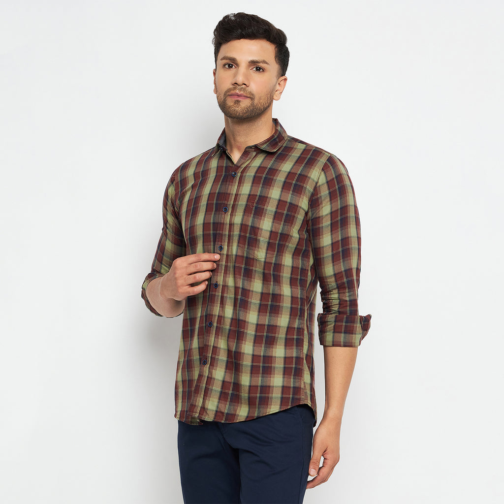 Duke Urban Men Full Sleeve Cotton Shirts (SDO8CK)