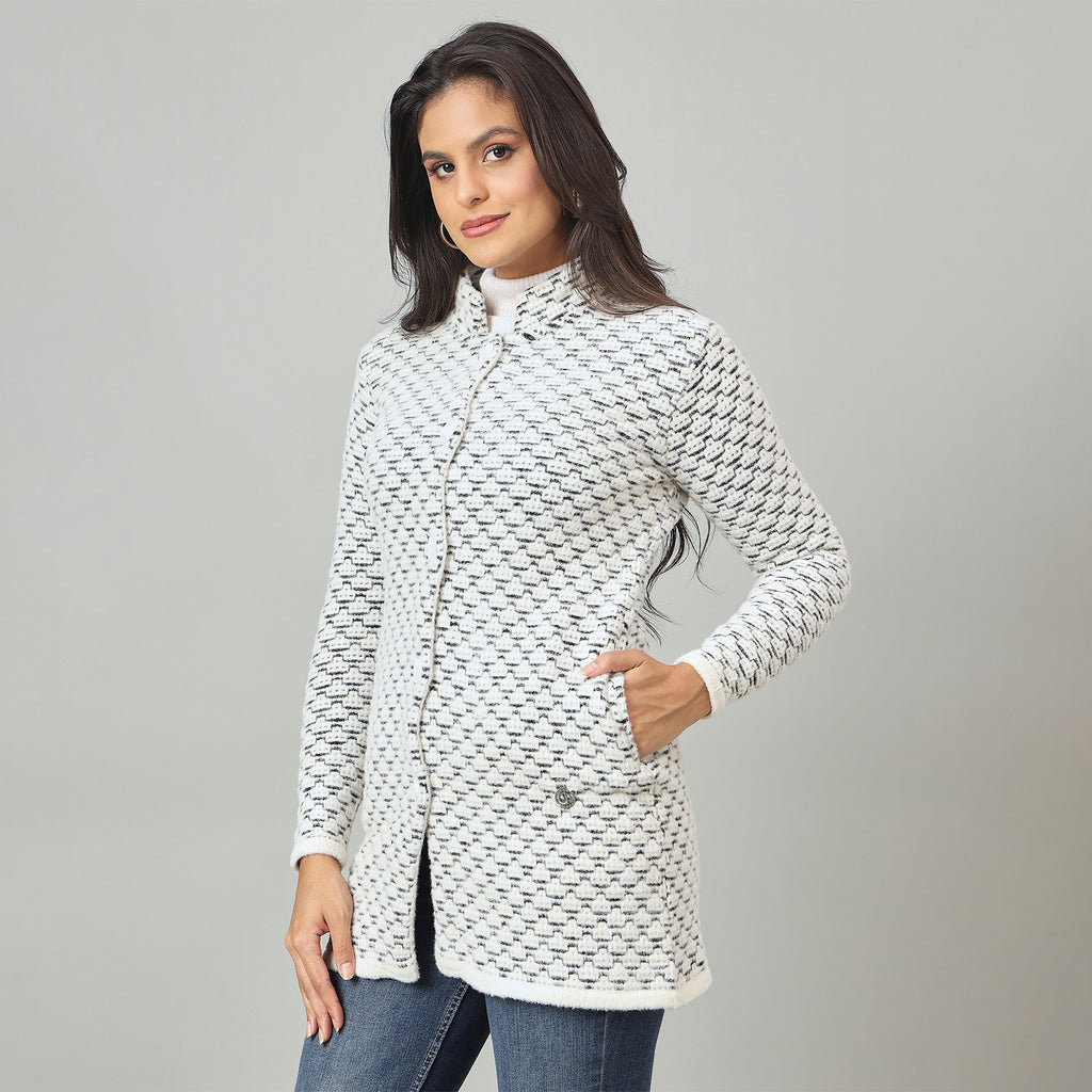 Duke Urban Women Long Coat Shortstyle Sweater (SDS1336)