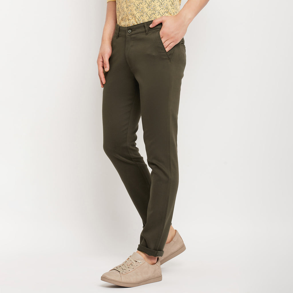 Duke Urban Men Slim Fit Cotton Trousers (SDT4581)
