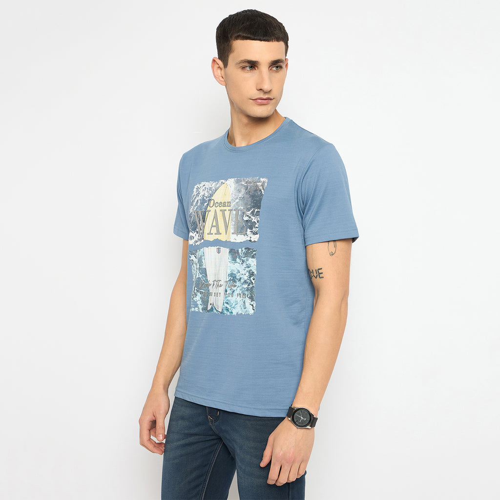 Duke Urban Men Half Sleeve Cotton Tshirt (LF7225)