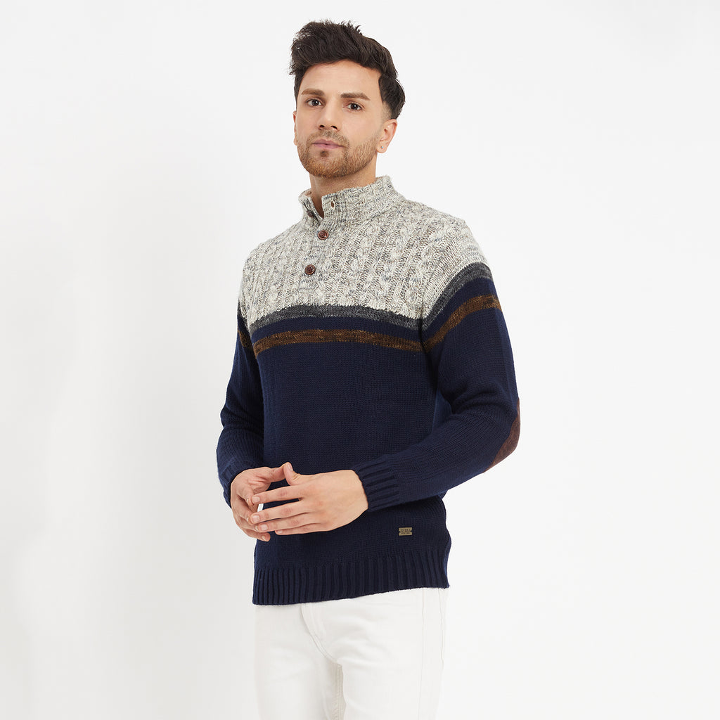 Duke Urban Men Full Sleeve Button Placket Sweater (SDS2002)