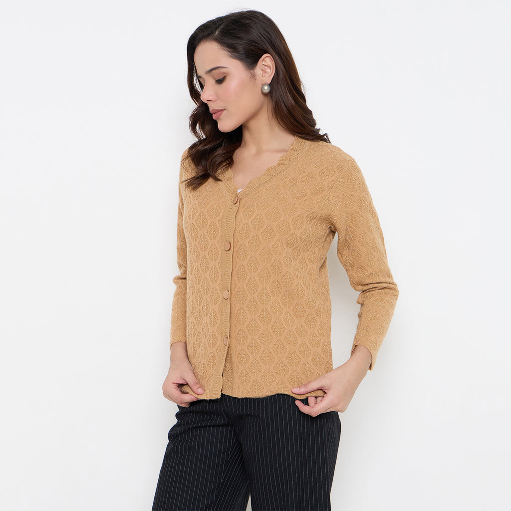 Duke Urban Women Full Sleeve Front Open Sweater (SDS1340)