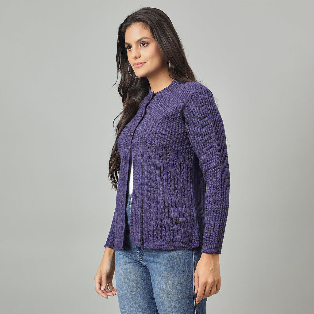 Duke Urban Women Front Open Regular Sweater (SDS1341)