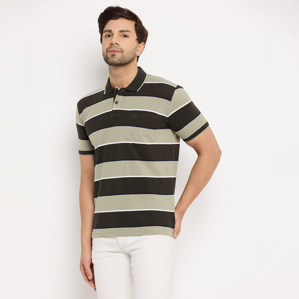 Duke Urban Men Half Sleeve Cotton T-shirt (LF7279)