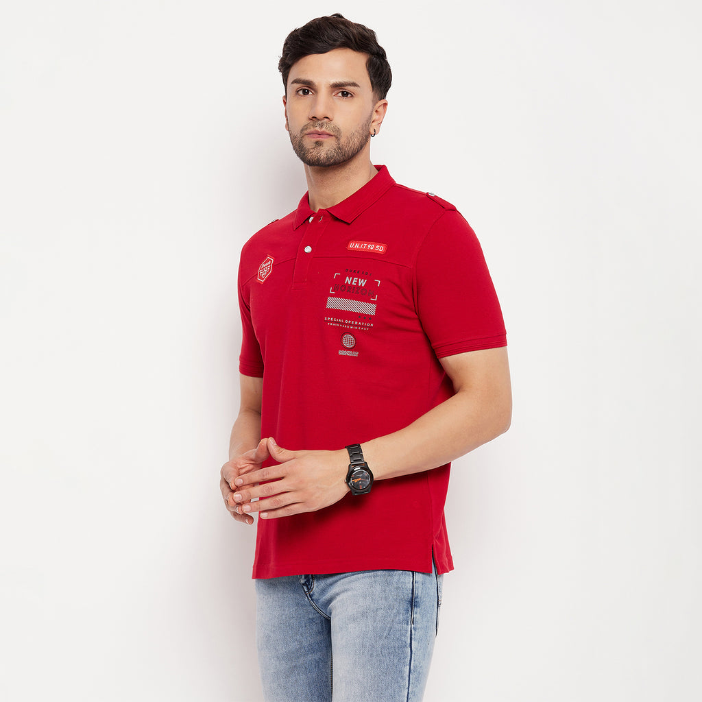 Duke Urban Men Half Sleeve Cotton T-shirt (MLF5787)