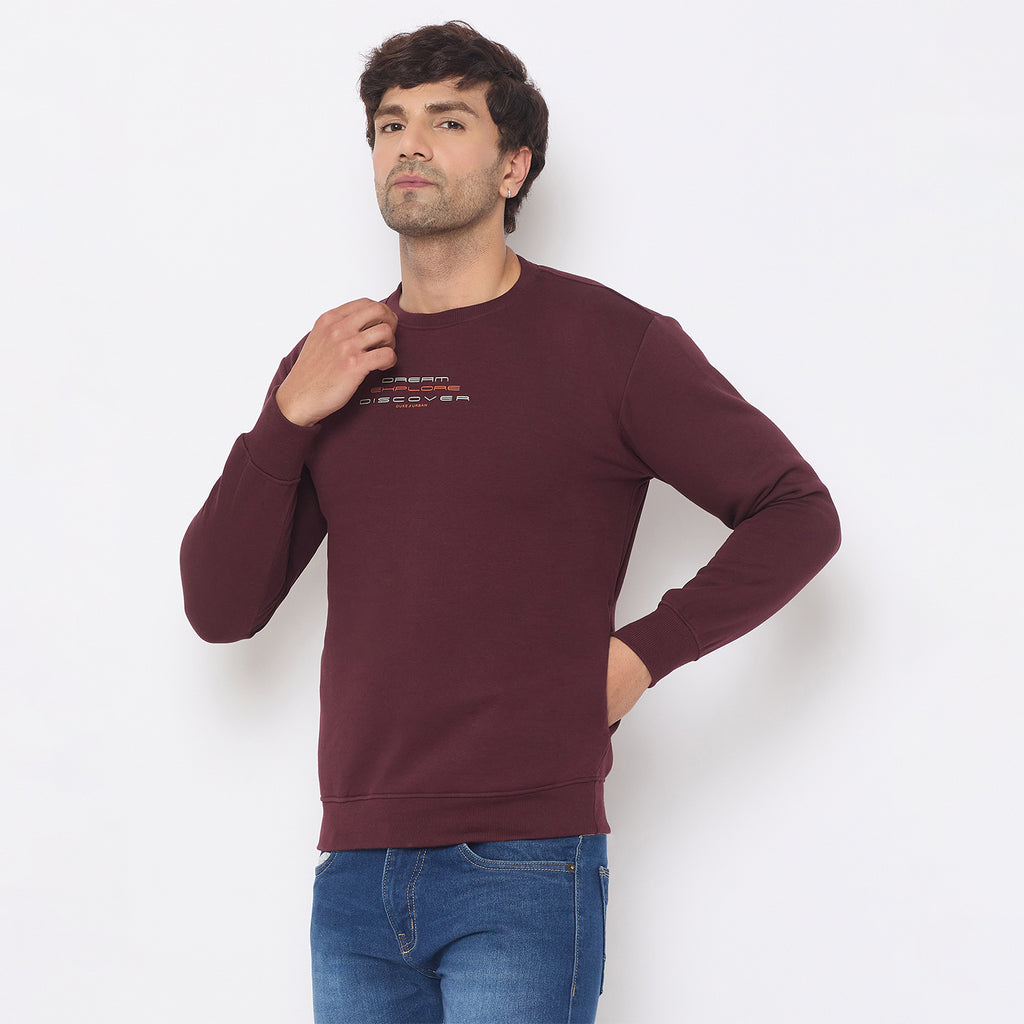 Duke Urban Men Solid Sweatshirt (LF6451)