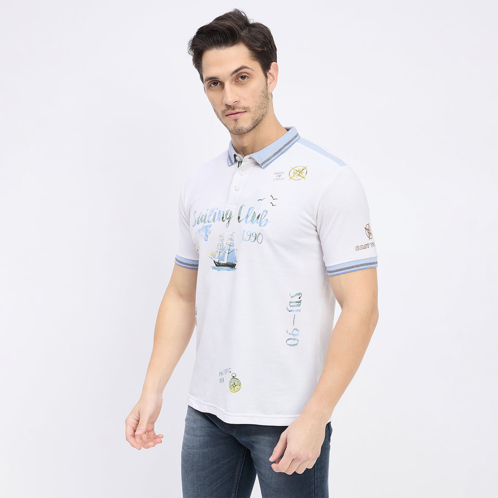 Duke Urban Men Half Sleeve Cotton T-shirt (LF7231)