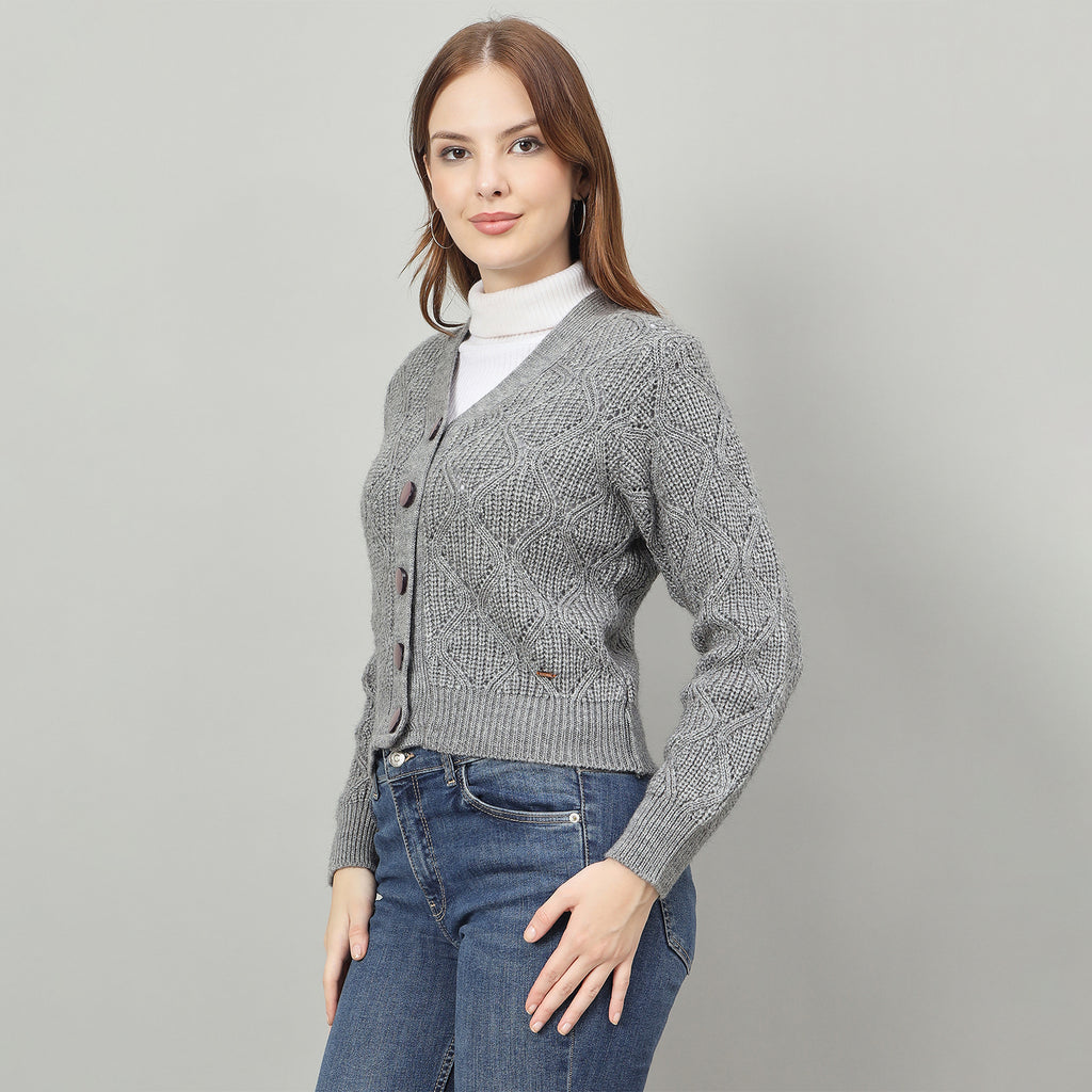 Duke Urban Women Front Open Crop Cardigan (SDS1345)