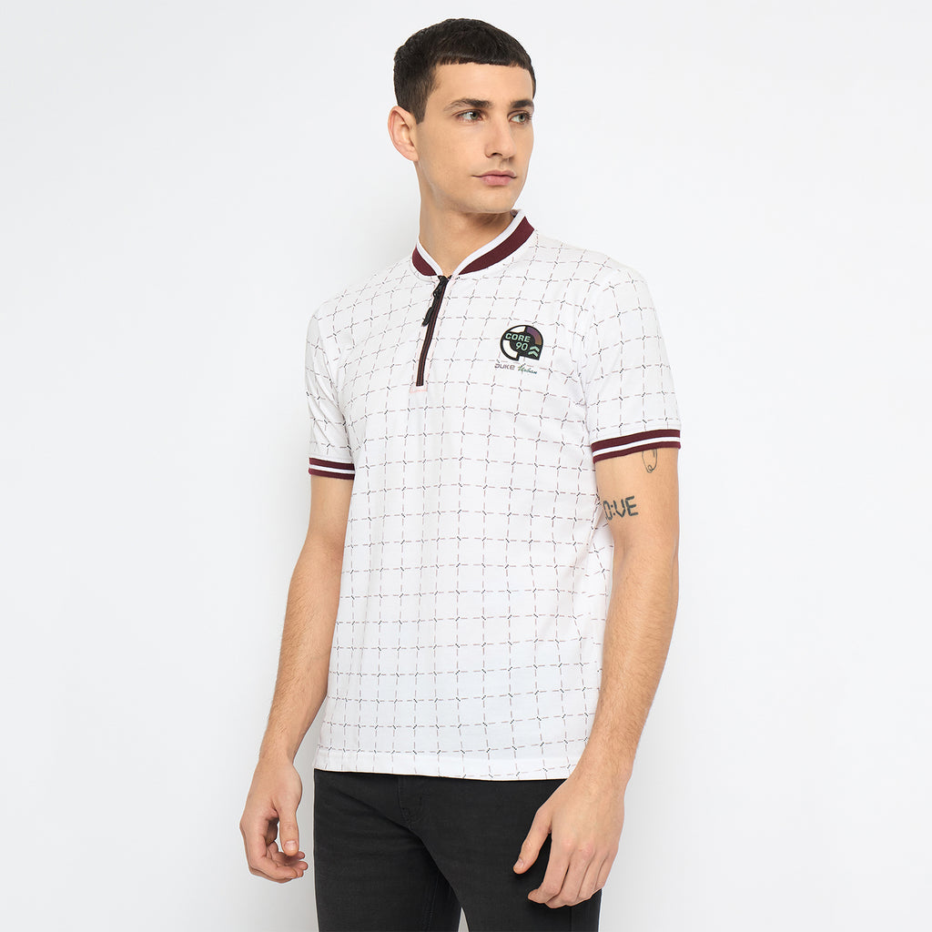 Duke Urban Men Half Sleeve Cotton Tshirt (LF7152)