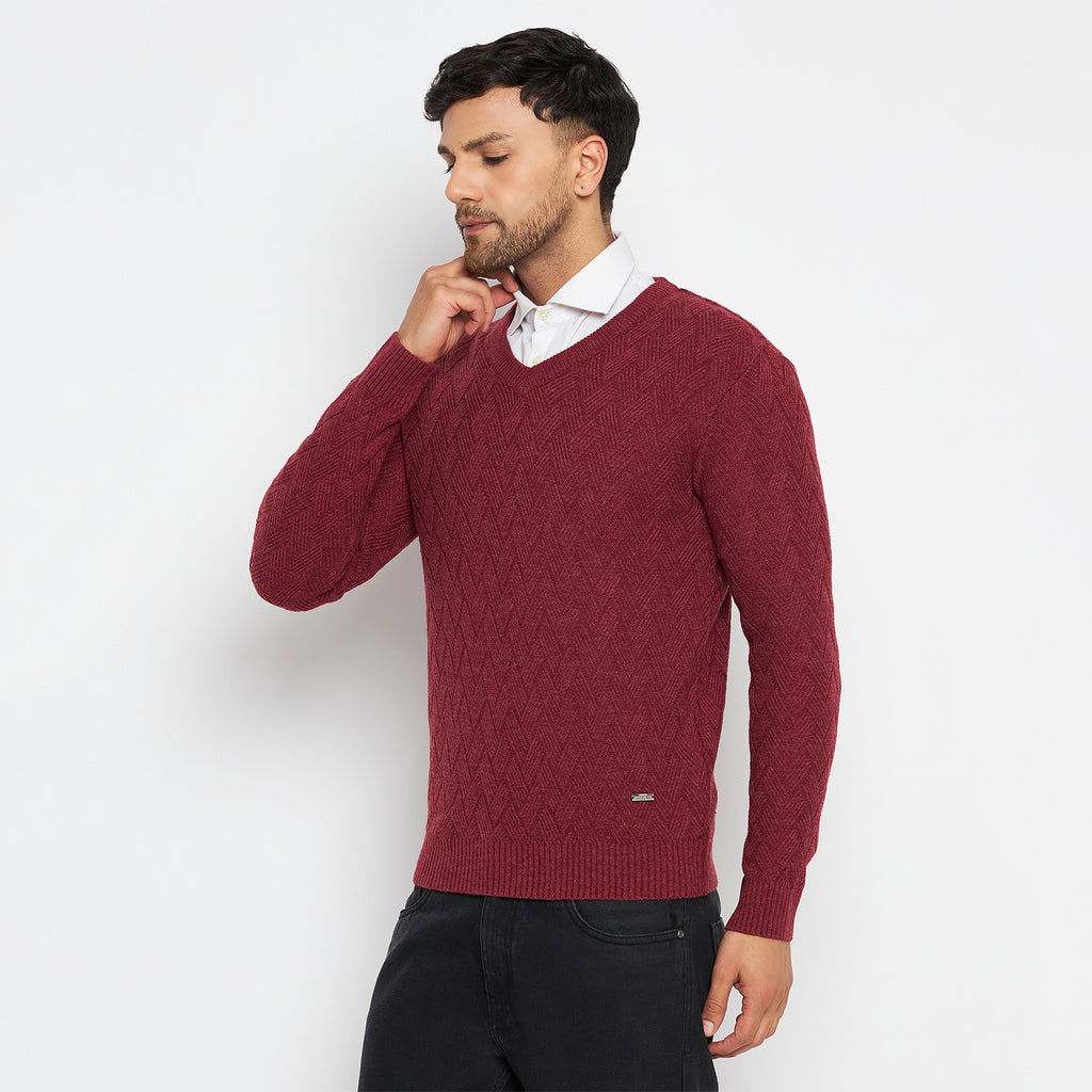 Duke Urban Men Full Sleeve V-Neck Sweater (SDS2047)