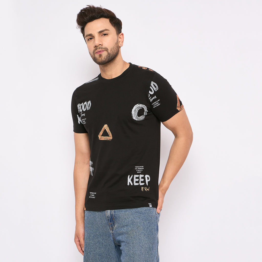 Duke Urban Men Half Sleeve Cotton T-shirt (ONLF289)