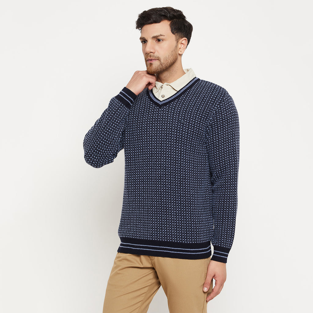 Duke Urban Men Full Sleeve V Neck Sweater (SDS2119)